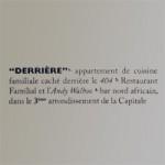 Restaurant « Derrière » : Un concentré de bonnes surprises !