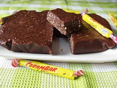 Pavé choco-carambars sans cuisson