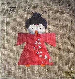 Poussine en kimono
