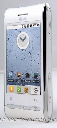 MWC 2010 : LG présente le smartphone GT540 pour le divertissement et les réseaux sociaux