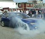 vidéo burn voiture feu