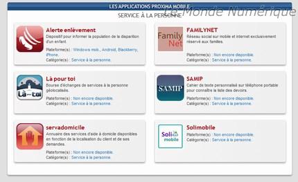 Lancement de Proxima Mobile, le portail de services aux citoyens sur les mobiles