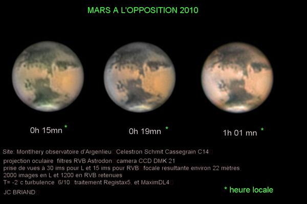 Mars en opposition