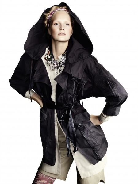 Comment s'habiller les jours de pluie? Look H&M printemps-été 2010