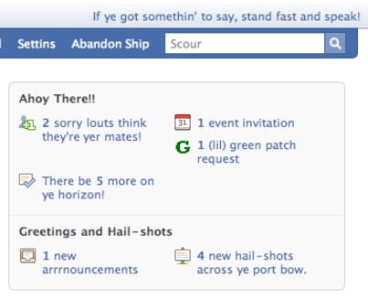 Pirate Facebook