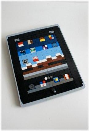 Un iPad en lego en attendant le vrai