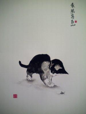 Haikus de saison.
Neige qui tombais sur nous deux-
es-tu la...