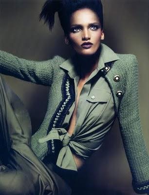 Rose Cordero sublime dans le numéro de mars du Vogue France