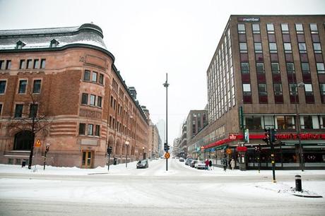 Les rues modernes de Norrmalm, Stockholm