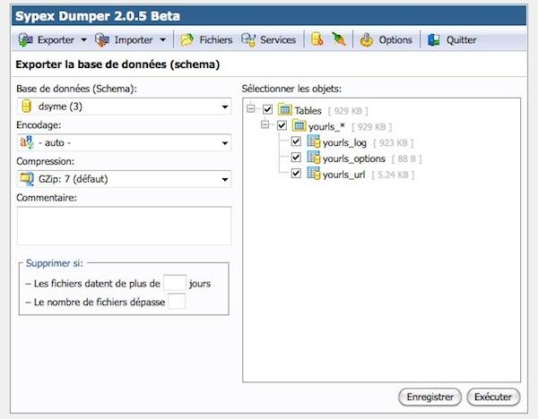 sypex dumper Sypex Dumper un outil de sauvegarde de base de données [MySQL]