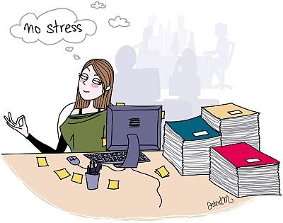 No stress...