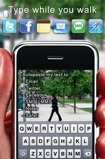 Type while you walk Type while you walk
