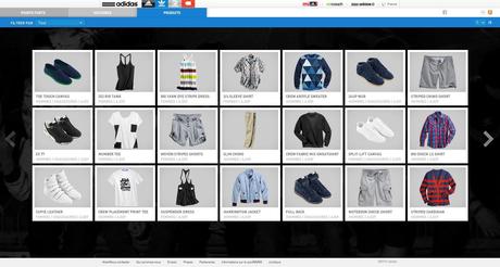 Nouveau site pour Adidas Originals
