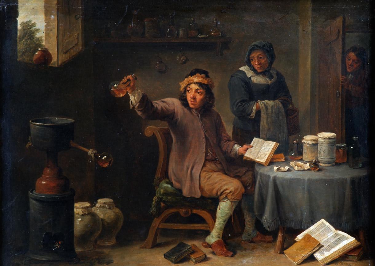 Teniers - La Visite chez le médecin du village, vers 1660