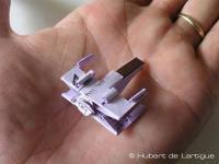 Fabriquer des X-Wings avec des tickets de métro usagés !