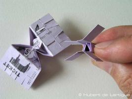 Fabriquer des X-Wings avec des tickets de métro usagés !