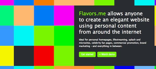 flavors me Affichez votre présence sur le Web avec Flavors.me
