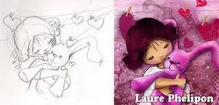 Calin tendresse amour illustration jeunesse numérique