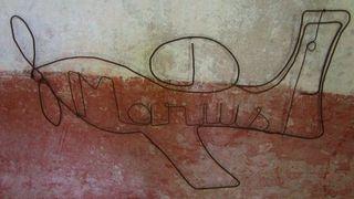 Prénom fer forgé claire rougerie