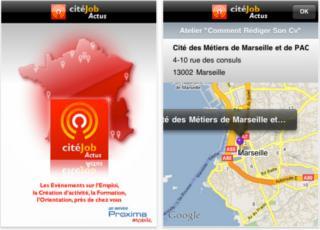CitéJob : Evènements des Cités des Métiers sur iPhone