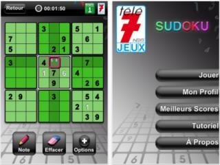 Nouvelles applications Football.fr et Télé 7 Jeux Sudoku