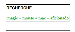 Recherche Mac Aficionados™