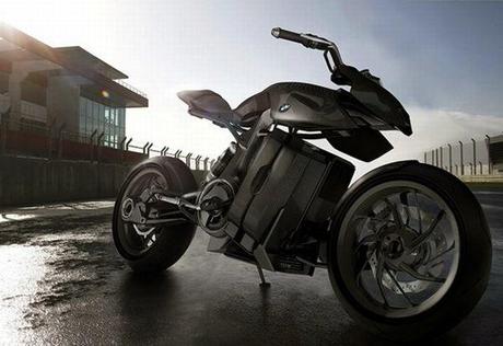 bmw knust 2  (mobilité durable)   Un concept de moto à hydrogène pour BMW 