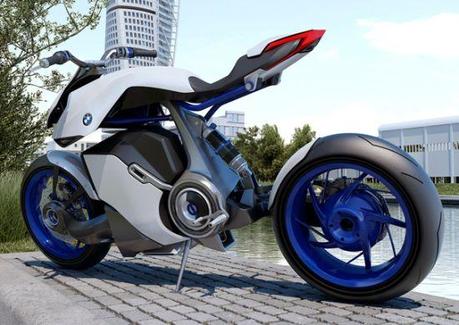 bmw knust 1  (mobilité durable)   Un concept de moto à hydrogène pour BMW 