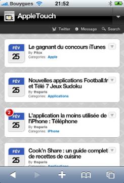 Post-it : Annonces AppleTouch – votre avis