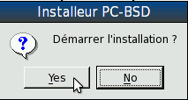 Installation de PC-BSD 8.0