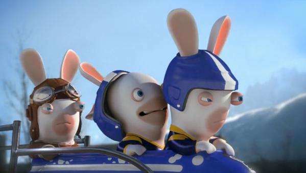 Les Lapins Crétins sont aussi aux J.O (vidéo)