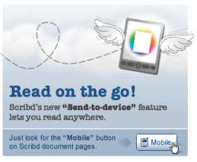 La stratégie mobile de Scribd : le transfert instantané de documents