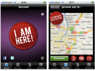 I AM HERE : Retrouvez vos amis en quelques secondes