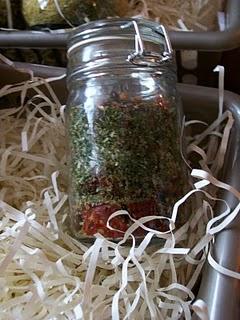 *GIfts in a Jar* Préparation pour sauce tomate aux herbes