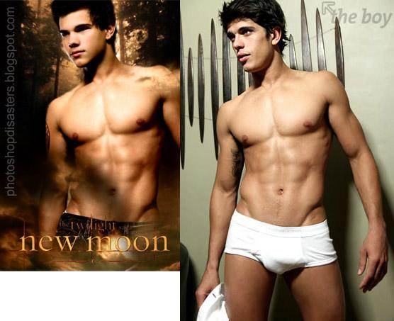 Les faux abdos de Taylor Lautner!