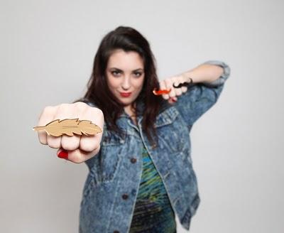 KIDVISKOUS - FEATHER RING