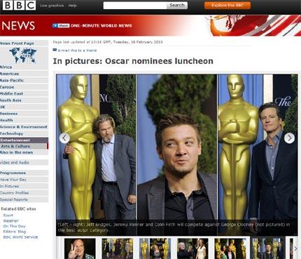 Oscars 2010 : les nominés passent à table