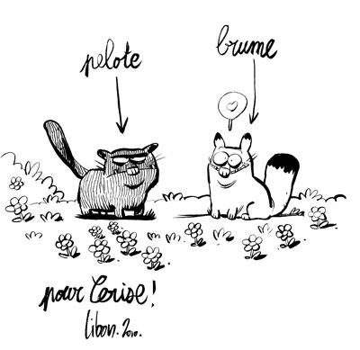 Des dessins de Dutto, Capucine et Libon...