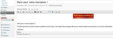 Comment mettre en place une chaine de prospection et de fidélisation avec Aweber ? – Partie 1 blog kelrencontre