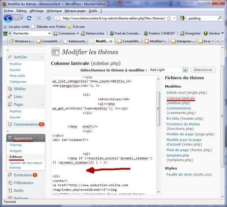 Comment mettre en place une chaine de prospection et de fidélisation avec Aweber ? – Partie 1 insertion code dans blog