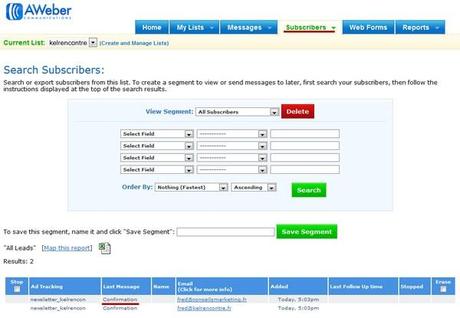 Comment mettre en place une chaine de prospection et de fidélisation avec Aweber ? – Partie 1 liste de diffusion