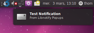 Comment installer la version expérimentale de libnotify-mozilla