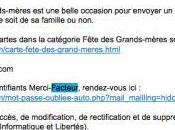 Merci-Facteur.fr mise simplicité dans emailings