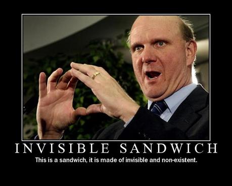 Invisible sandwich