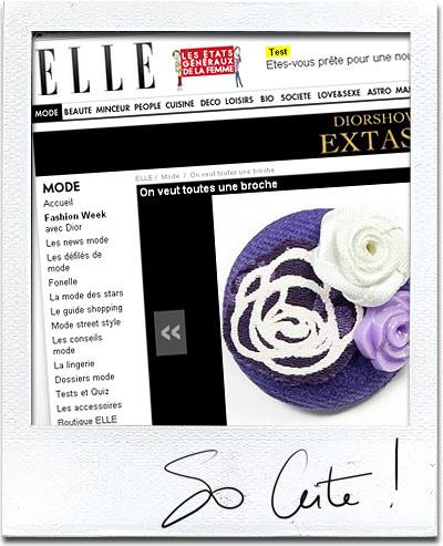 Broche Rose Zabelou en vente sur Autreshop.com !