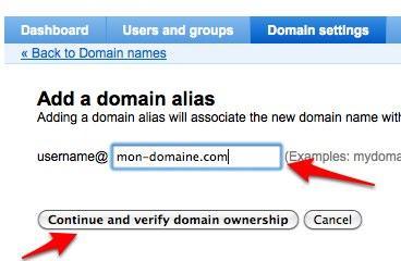 google apps 21 Google Apps: comment ajouter des alias de noms de domaine