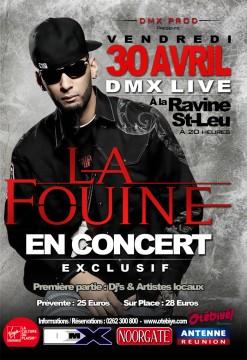 DMX Prod – Concert La Fouine [Affiche] 2010