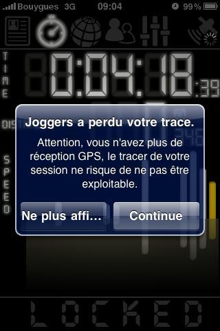 Test de l’application ‘Joggers Black’ pour iPhone