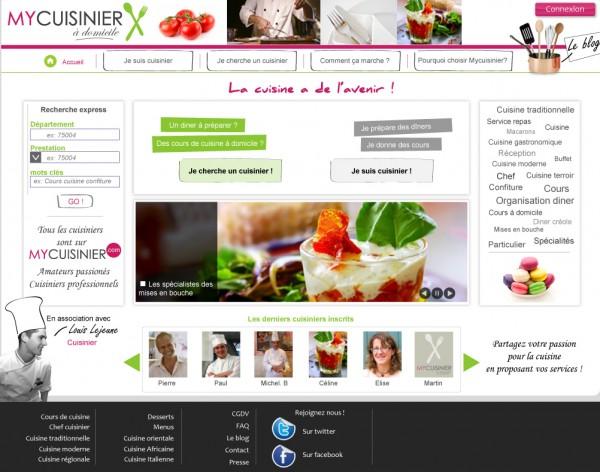 Découvrez MyCuisinier en avant première #1 – Accueil -