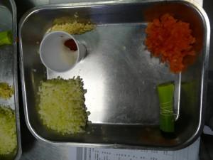 Curry de volaille, riz Madras